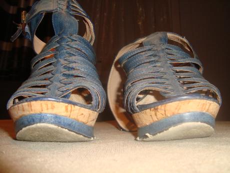 Modre sandalky - r.t.x. fashion, 38