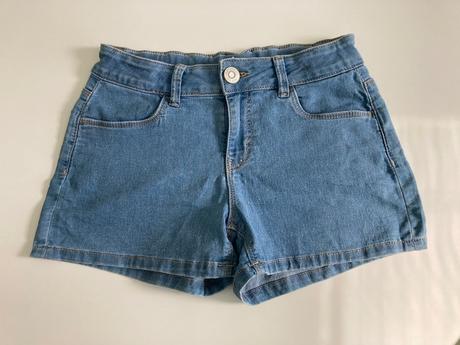 Džínsové kraťasy, c&a,164