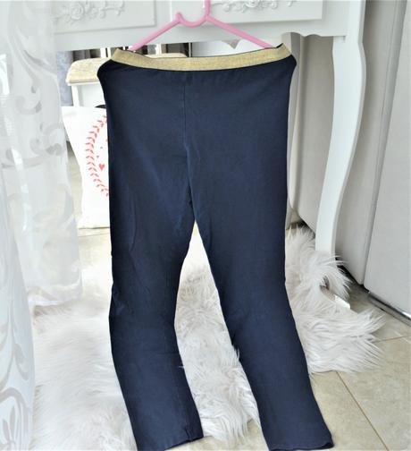 Legíny s trblietavým pásom-146/152, tcm,146