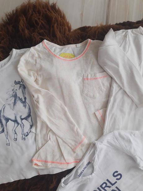 5x tričko s dlhým rukávom 110, 110