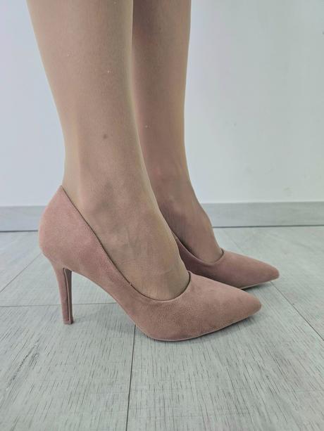 Béžové ružové nové lodičky 38, 38