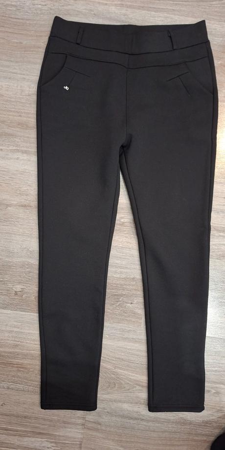 Cierne teple jegginsy, xl