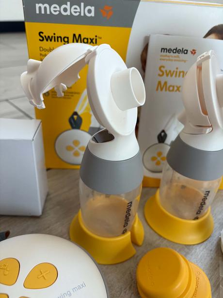 Predám elektrickú odsávačku mlieka medela swing ma,