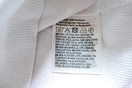 Vrúbkované tehotenské tričko h&m mama, h&m,m