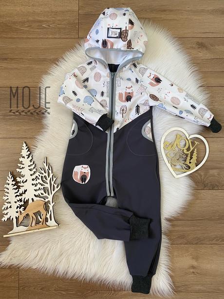 Softshellovy overal kombineza, 74 - 104