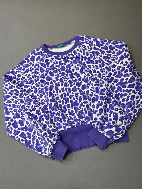 Fialová mikina benetton, benetton,140