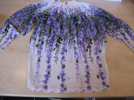 Dámska priesvitná blúzka, m, m