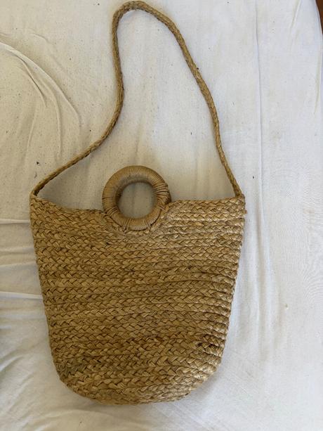 Zara boho letna jutova spagatova kabelka kosil, zara