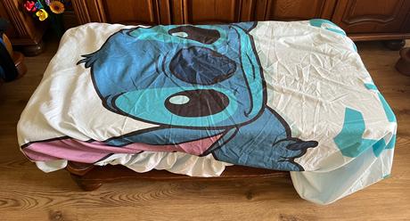 Stitch napínacia plachta na matrac, šírka (cm): 140,dĺžka (cm): 200