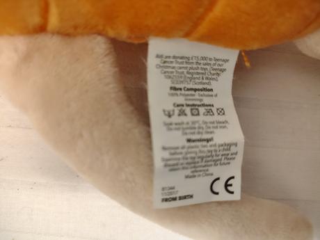 Zberateľská plyšová mrkva katie carrot, aldi 2017, 