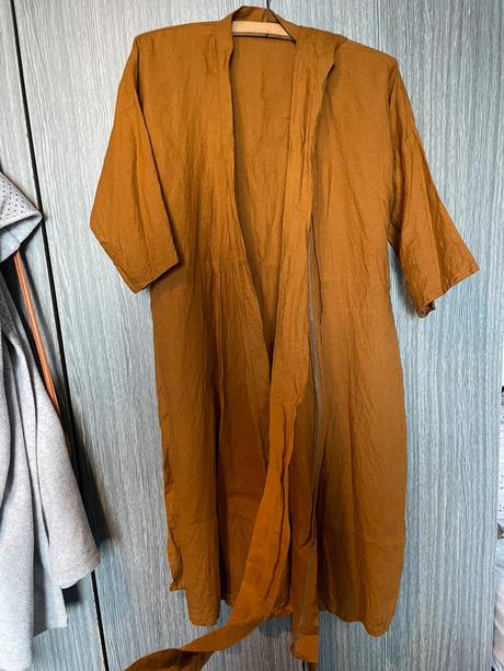 Ninja retzer originál kimono horčicové, 