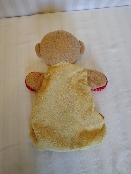 Hudobná maňuška opička s činelmi, haba, 29 cm, 