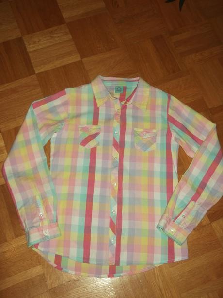 Kockovaná košeľa, veľ. 152, 152