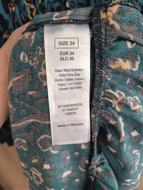 Ľahké viskózové šaty orsay, orsay,34 / xs