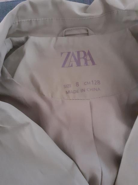 Prechodny trenčkot / baloňáčik, zara,128