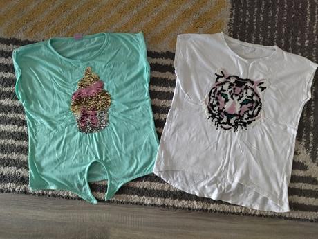 Tričká s flitrami 146/152, 146