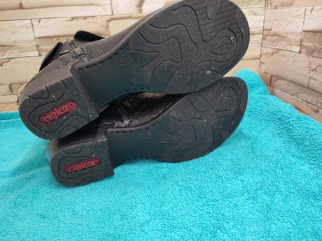 Rieker 38 - dámske kožené zateplené topánky, rieker,38