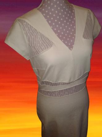 Biele šaty next veľ. 40, next,40