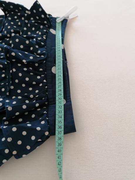 Sukňa s volánmi pri páse, h&m,36