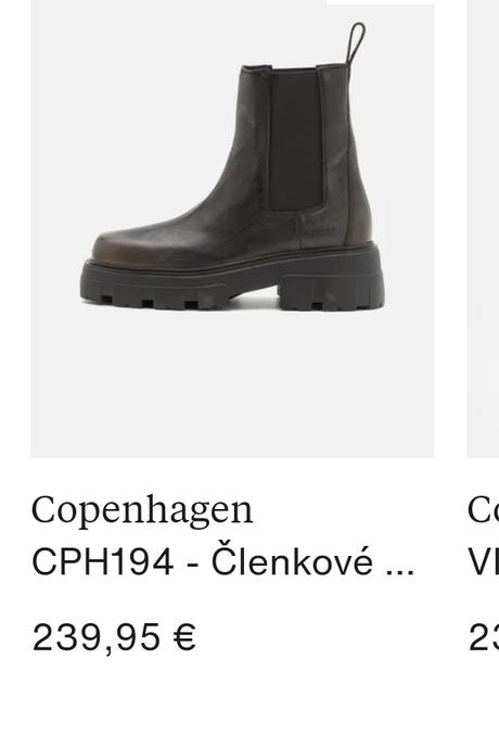 Copenhagen čižmy kožené kotníkove, 40.v., 40