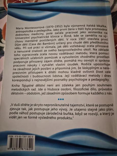 Kniha montessori,