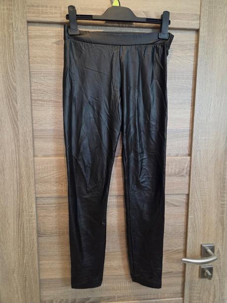 Koženkové legíny, calzedonia,xs