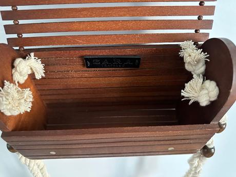 Drevená kabelka zara, zara