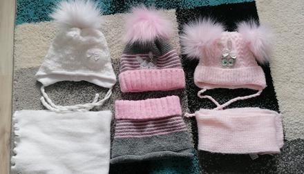 Zimné čiapky 86/92, 86