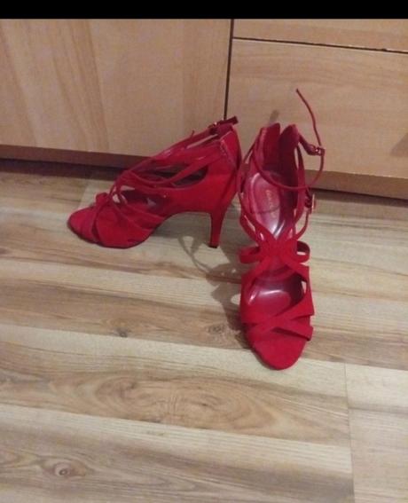 Červené sandálky, graceland,39
