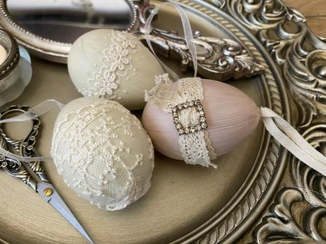 Vintage vajíčka - sada 3 ks, 