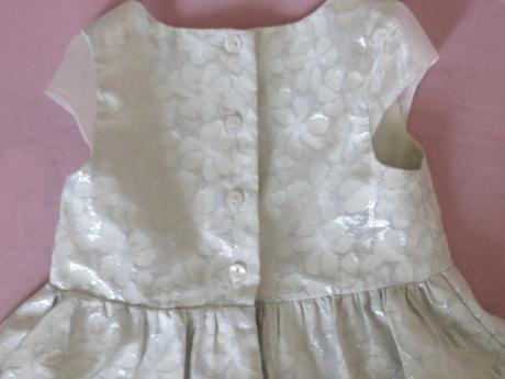 Strieborné princeznovské šaty, f&f,98