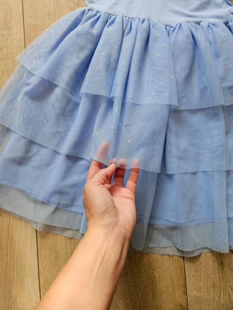 Šaty elza /ľadové kráľovstvo 122, h&m,128