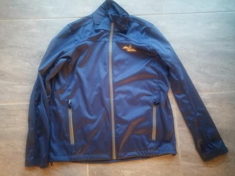 Bunda unlimited mountains v l oceľovomodrá, pes, l