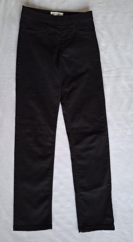 Džegíny čierne, h&m,140
