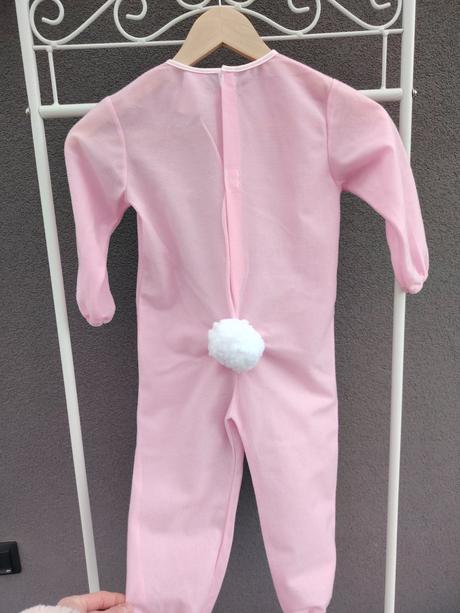 Karnevalový kostým ružový zajačik, 