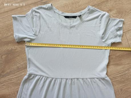 Sivomodré šaty s/m (už s poštou), vero moda,164