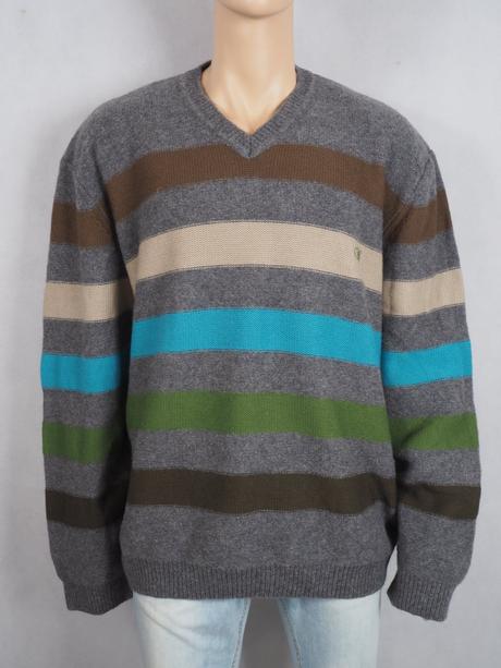 Kvalitný pulover z ovčej vlny bon a parte, xxxl