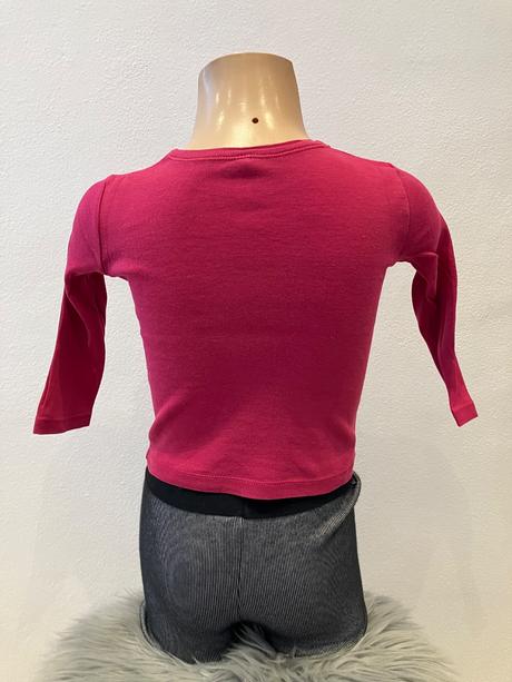 Dievčenské tričko s lesklým nápisom benetton, benetton,80