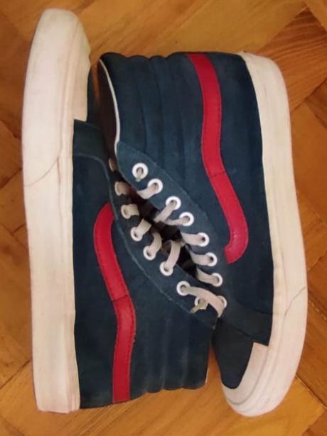Semišové skateboardové tenisky, vans,42