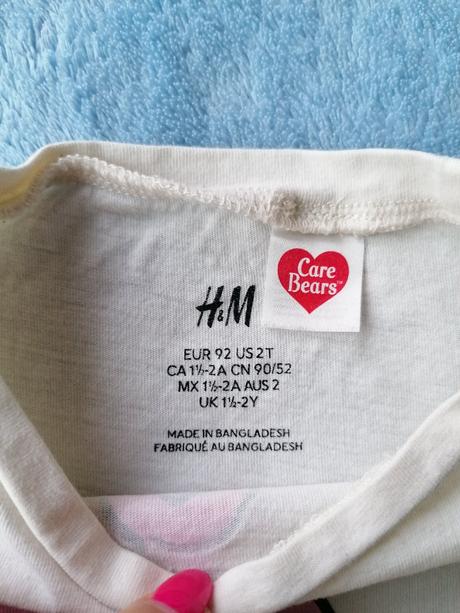 Tričká medvedík, h&m,92