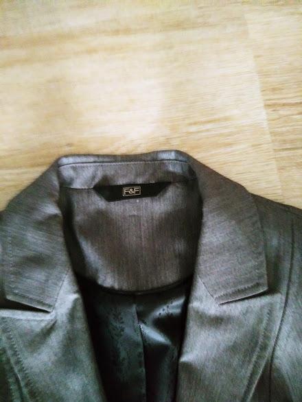 Damsky sivy kostym, f&f,38