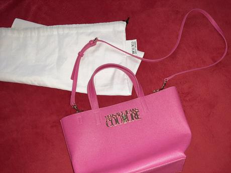 Versace ružová kabelka., versace