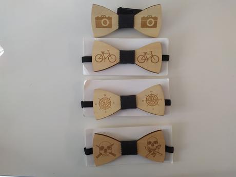 Predám vzorované drevené a korkové motýliky, 