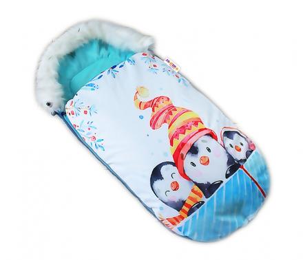 Fusak  friends lux velvet s kožušinkou, 105x55 cm, 