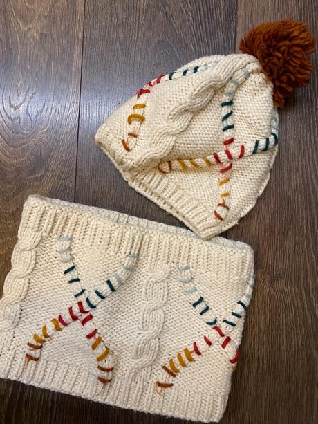 Zara zimny set ciapka + tunel/nakrcnik, zara