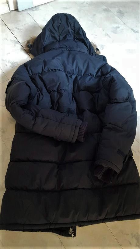 Teplá dlhá vetrovka / kabát, xl