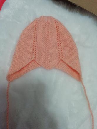 Pletená čiapka 0-6 mes., 74