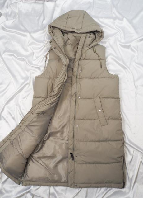 Kvalitná zimná vesta f&f bledozelená, f&f,m