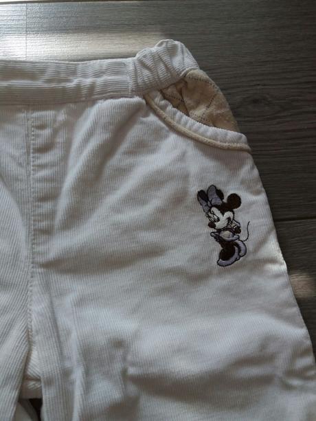 Podšité menčestráky s minnie, disney,74