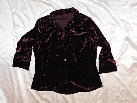 Zamatova košelova bluzka, 40